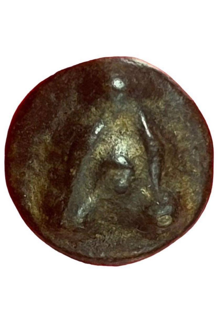 299232 พระปิดตาหลวงพ่อเชย  วัดโพธิ์ทองล่าง  เนื้อผงคลุกรัก จ.นนทบุรี